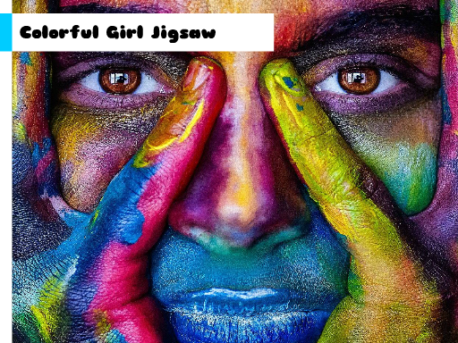Colorful Girl Jigsaw online game