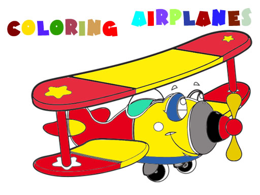 Coloring Book- Airplane V 2.0 online game