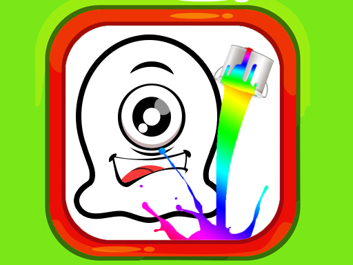 Coloring Book: Alien Family online game