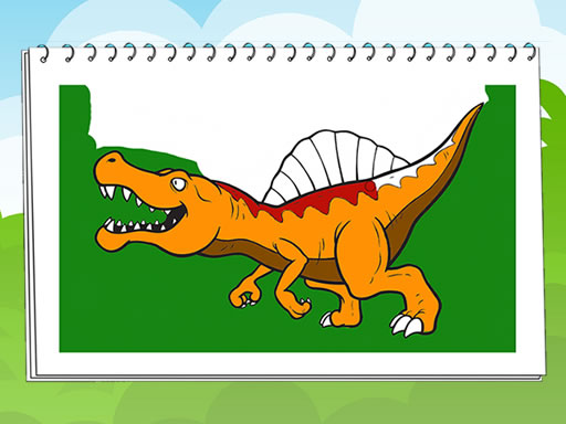 Coloring Book Dinosaurs online Puzzle game