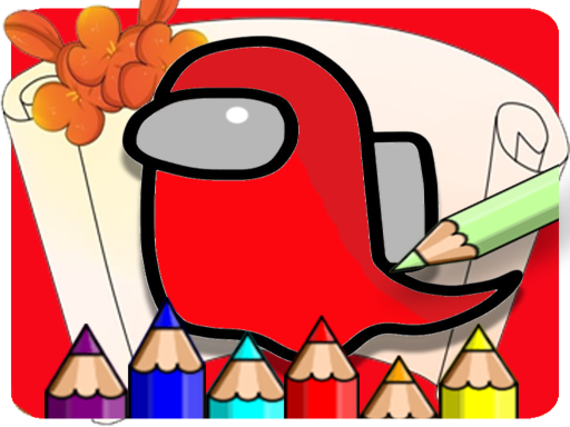 Coloring Book For Amoung Us online game