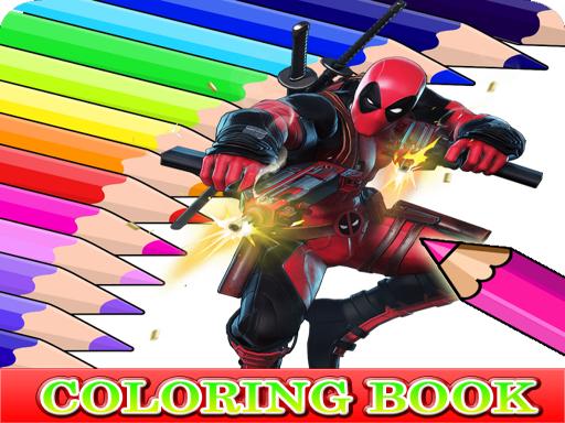 Coloring Book for Deadpool online game