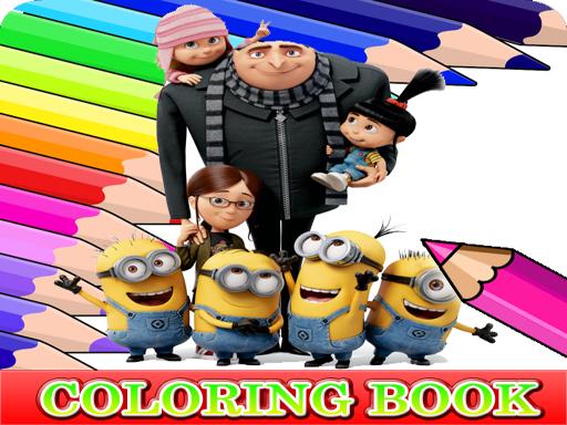 Coloring Book for Despicable Me Printable online game