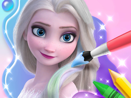 Coloring Book For Elsa online game