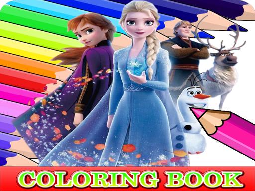 Coloring Book for Frozen Elsa online Puzzle game