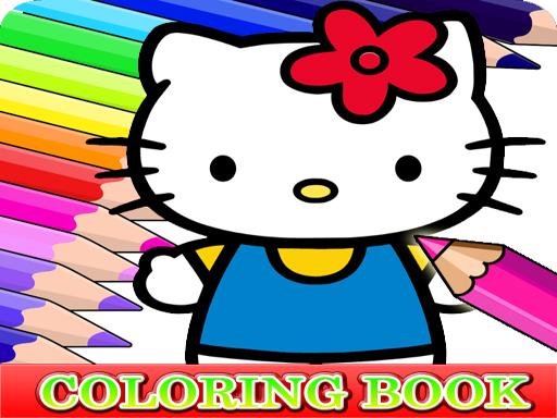 Coloring Book for Hello Kitty online Puzzle game