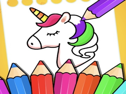 Coloring Book For Kids- Painting and Drawing online Girls game