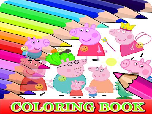 Coloring Book for Peppa Pig online game