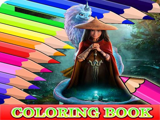 Coloring Book for Raya And The Last Dragon online game