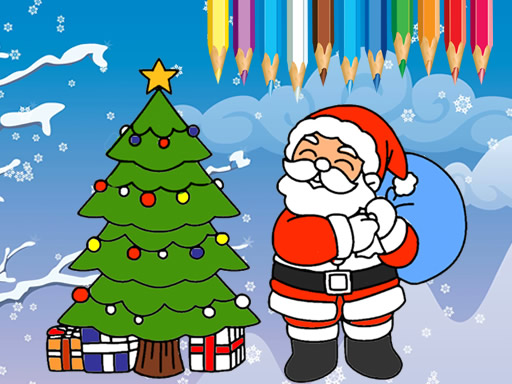 Coloring Christmas Tree online Puzzle game