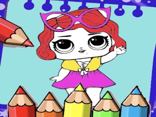 Coloring Dolls Book online game
