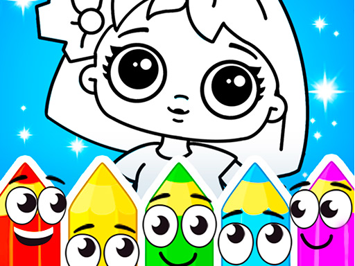 Coloring Dolls online game