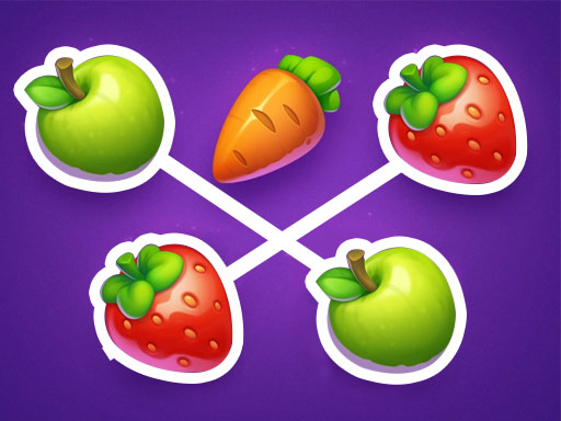 Connect Fruits online Hypercasual game