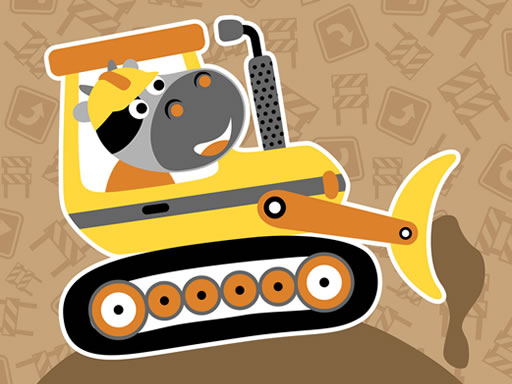 Construction Trucks Hidden online Puzzle game