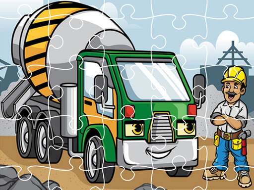 Construction Trucks Jigsaw online game