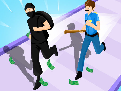 Cop Run 3d online game