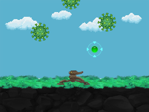Corona Defense online Clicker game