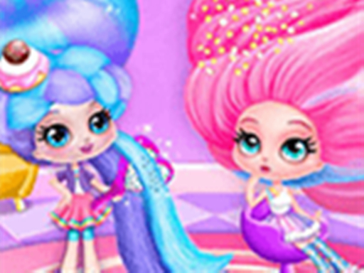 Cotton Candy Style Hair Salon - Fancy Hairstyles online Hypercasual game