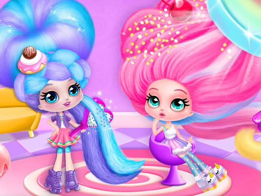 Cotton Candy Style Hair Salon online Girls game