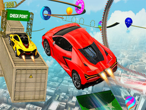 Crazy Car Stunt Descent GT online Racing game