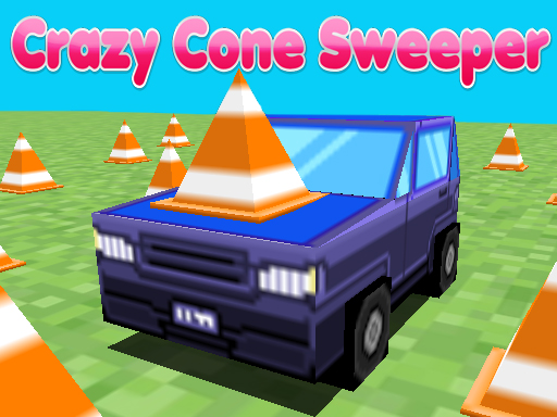 Crazy Cone Sweeper online Racing game