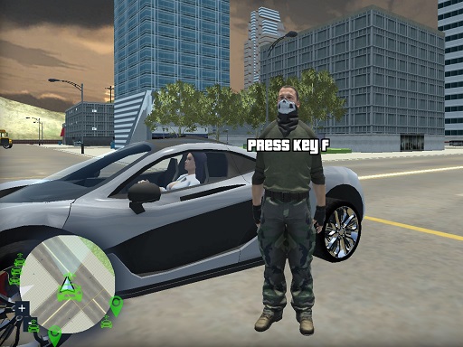 Crazy GTA Mercenary Driver online Racing game
