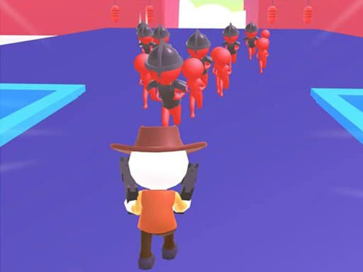 Crazy Gunner 3D online Hypercasual game