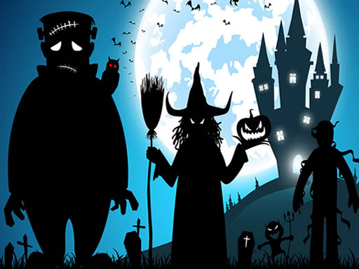 Crazy Halloween Memory online game