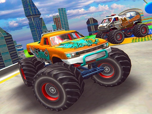 Crazy Monster Jam Truck Race Game 3D online game