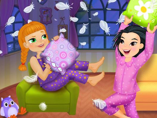 Crazy Pillow Fight Party online game
