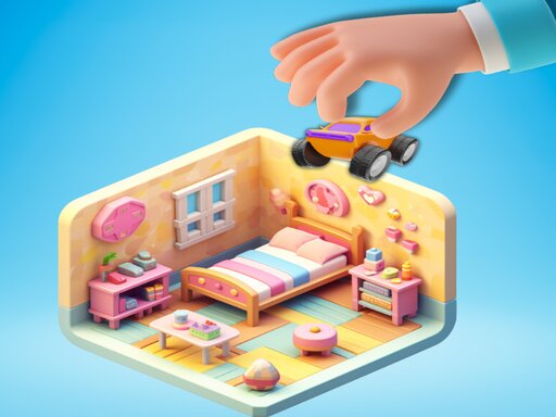Crazy Room 3D online Puzzle game