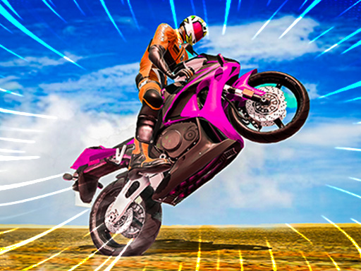 Crazy Wheelie Motorider online Racing game