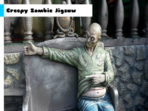Creepy Zombie Jigsaw online game