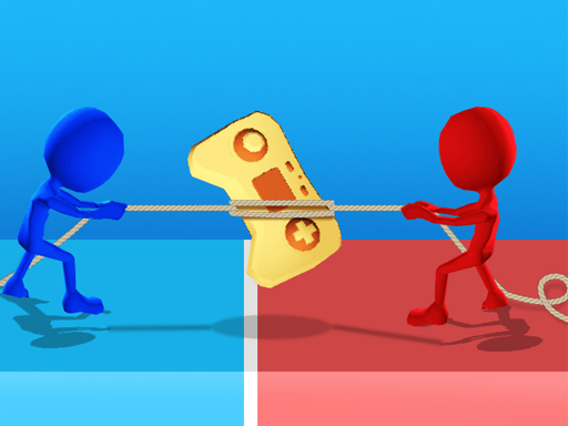 Crowd Pull Rope online Stickman game