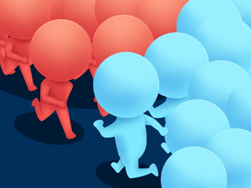 Crowd runner 3D online game