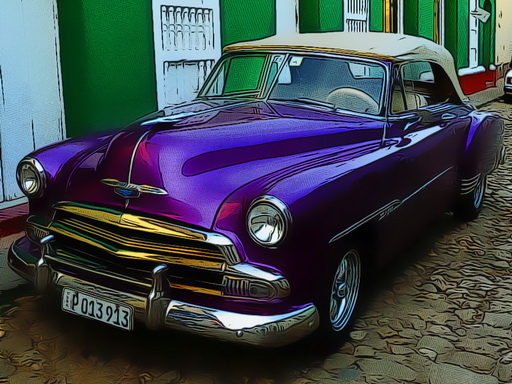 Cuban Vintage Cars Jigsaw online Puzzle game