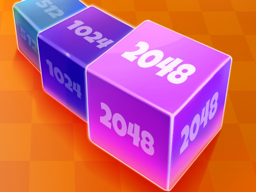 Cube Arena 2048 Merge Numbers online Puzzle game