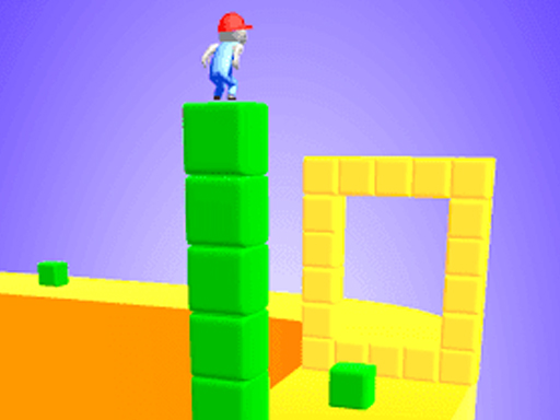 Cube Surffer - Smooth Cubes Building online Arcade game