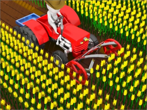 Cut the Grass Cutting Grass online 3D game