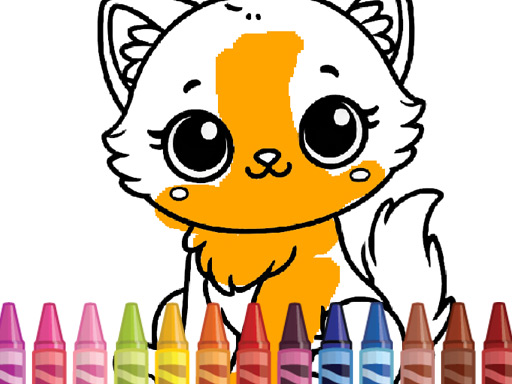 Cute Animals Coloring Adorable Fun for Kids online game