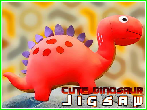 Cute Dinosaur Jigsaw online game