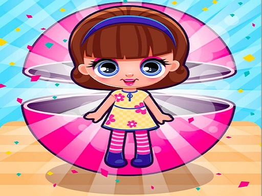Cute Doll: Open Egg online game