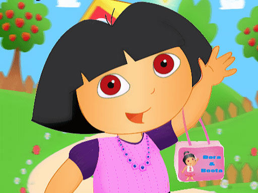 Cute Dora Dressup online Girls game