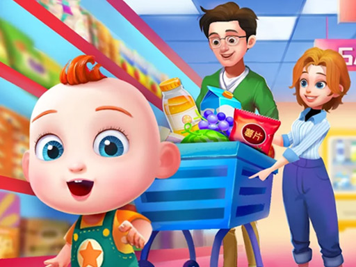 Cute Family Shopping  online Girls game
