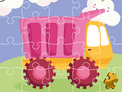 Cute Kids Trucks Jigsaw online game