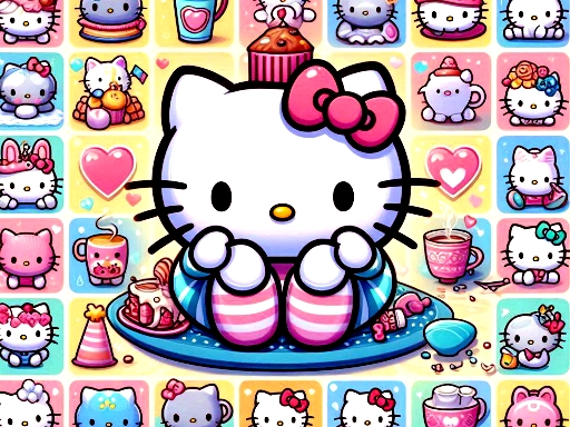 Cute Kitty Memory Challenge online Puzzle game