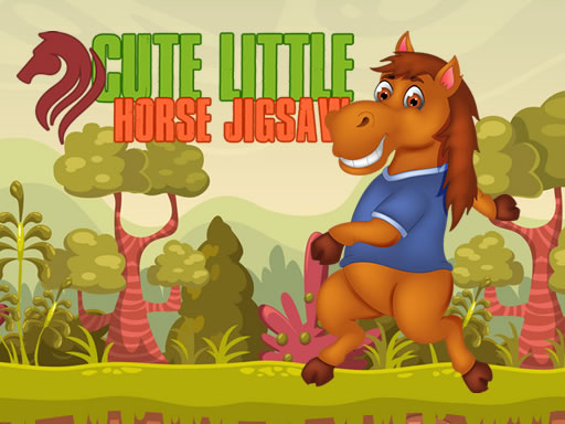 Cute Little Horse Jigsaw online Puzzle game
