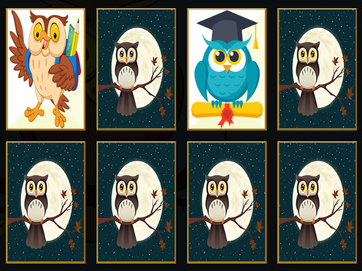 Cute Owl Memory online game