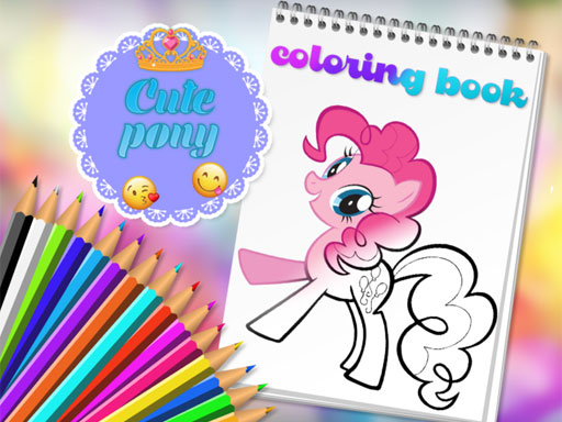 Cute Pony Coloring Book online game