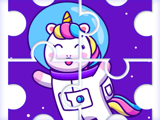 Cute Rainbow Unicorn Puzzles online game
